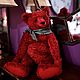  Red bear Pascal. Teddy Bears. Milaniya Dolls (milaniyadolls). My Livemaster. Фото №6
