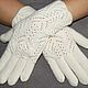 Laced merino gloves with cashmere milk. Gloves. Tatiana Boyarova. Online shopping on My Livemaster.  Фото №2