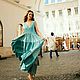 Dress made of flax 'Rhapsody in Blue'. Sundresses. Alexandra Maiskaya. My Livemaster. Фото №4