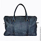 Travel bag made of Python skin. Large shoulder bag leather Python. Bag Python custom. Bag for travel and travel. Roomy bag made of Python handmade. Pimonova stylish bag for the road.
