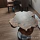 Журнальный стол из спила дерева, Столы, Москва,  Фото №1