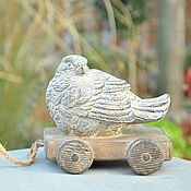 Для дома и интерьера handmade. Livemaster - original item Bird on a gurney decor Provence Country Farmhouse. Handmade.
