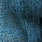 Винтаж: Прод.DIANA, Peru, шарф из альпаки темно-синий