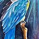 Watercolor painting Parrot. Pictures. Regina Kuyukova. Online shopping on My Livemaster.  Фото №2