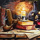 Натюрморты с книгами -2. Картины. Картины Лютчер Елены. Ярмарка Мастеров.  Фото №6