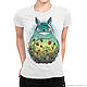 Cotton t-shirt 'My neighbor Totoro', T-shirts, Moscow,  Фото №1