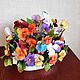 Анютины глазки. Композиции. Елена (clayflowerslena). Ярмарка Мастеров.  Фото №4