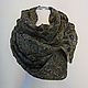 Order 'Bon snake' scarf stole wool viscose silk felted. WOOLY COUTURE Svetlana. Livemaster. . Wraps Фото №3
