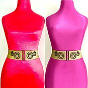 Аксессуары handmade. Livemaster - original item belt-elastic band Snail Golden Bronze, the belt may be of a different color. Handmade.