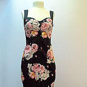 Одежда handmade. Livemaster - original item Dresses: summer dress, cotton sheath dress. Handmade.