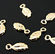 Подвеска ""ЛИСТОЧЕК" Gold Plated Южная Корея, Подвески, Москва,  Фото №1