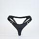 Sexy leather strap-on panties. Harness for role-playing games. goldbergatelier. My Livemaster. Фото №5