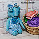 Blue Teddy bear Barbara. Teddy Bears. Fairy dolls, toys, notebooks.... Online shopping on My Livemaster.  Фото №2