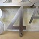 Заказать Адресник "Neli-2-aisi" 60см (нерж.ст.), табличка с номером. KuusArt (часы, декор, таблички). Ярмарка Мастеров. . Номер на дверь Фото №3