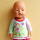 Выкройка комплекта для куклы Baby born. Выкройки для кукол и игрушек. Елена Кропочева. Ярмарка Мастеров.  Фото №4