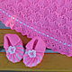 Knitted children's blanket 'Pink marshmallow', Baby blankets, Zavitinsk,  Фото №1