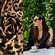 Жакет  LEOPARD из Атласа Армани. Жакеты. DesignStudio PREMIER by Helga Baltic. Ярмарка Мастеров.  Фото №6