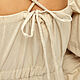Cotton dress in beige color. Dresses. ivavavilonskaya. My Livemaster. Фото №5