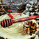 Деревянный дризл - ложечка для меда из березы. D2, Утварь, Новокузнецк,  Фото №1