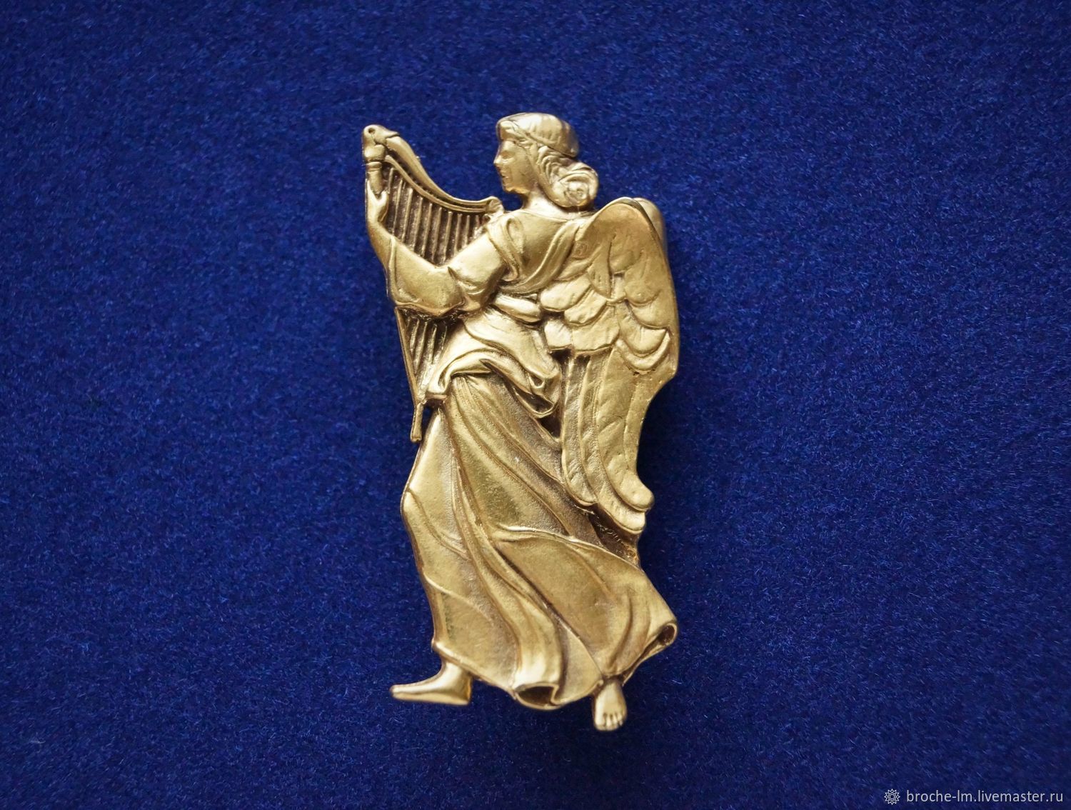 Винтаж: *MMA METROPOLITAN MUSEUM OF ART Брошь "Ангел с арфой" США ...