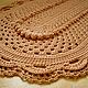 Oval rug crochet Elegant-2. Carpets. knitted handmade rugs (kovrik-makrame). My Livemaster. Фото №6