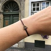 Украшения handmade. Livemaster - original item Harry Potter bracelet | Hogwarts jewelry | Deathly hallows bracelet. Handmade.