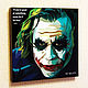 Picture poster of the Joker Heath Ledger Joker in the style of Pop Art, Pictures, Moscow,  Фото №1