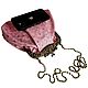 Сумка из натуральной кожи Розовая. Классическая сумка. Art  Clutch. Ярмарка Мастеров.  Фото №5