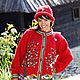 Кофточка Sirogojno Style `Яркое впечатление` (модель 4292)