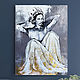 Картина "Девушка с сигаретой" 45х60 см, Картины, Орел,  Фото №1