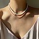 Заказать Чокер из жемчуга и серебра. Бусы из жемчуга и серебра. 4NADYA Jewelry. Ярмарка Мастеров. . Чокер Фото №3