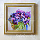 Imagen de un Ramo de Violetas las Violetas Karitna acuarela paneles Decorativos, Pictures, Krasnodar,  Фото №1
