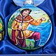 Набор ёлочных Шаров Сказки Пушкина. Елочные игрушки. Екатерина Нефедова (Miapittura). Ярмарка Мастеров.  Фото №5