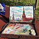  Oil sketch ' View of the Kremlin tower». Pictures. Fine Art for Joy. My Livemaster. Фото №4