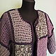 Coat knitted lilac. Coats. vyazanaya6tu4ka. Online shopping on My Livemaster.  Фото №2
