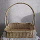 Rectangular basket with a high handle wicker. Basket. Elena Shitova - basket weaving. Online shopping on My Livemaster.  Фото №2