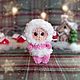  плюшевые эскимосы. Новогодние сувениры. Little knit toys (littleknittoys). Интернет-магазин Ярмарка Мастеров.  Фото №2