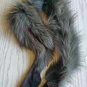 Материалы для творчества handmade. Livemaster - original item Finnish Arctic Fox flap khaki/natural fur. Handmade.