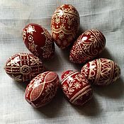 Яйца деревянные, ручная роспись, для подарка,