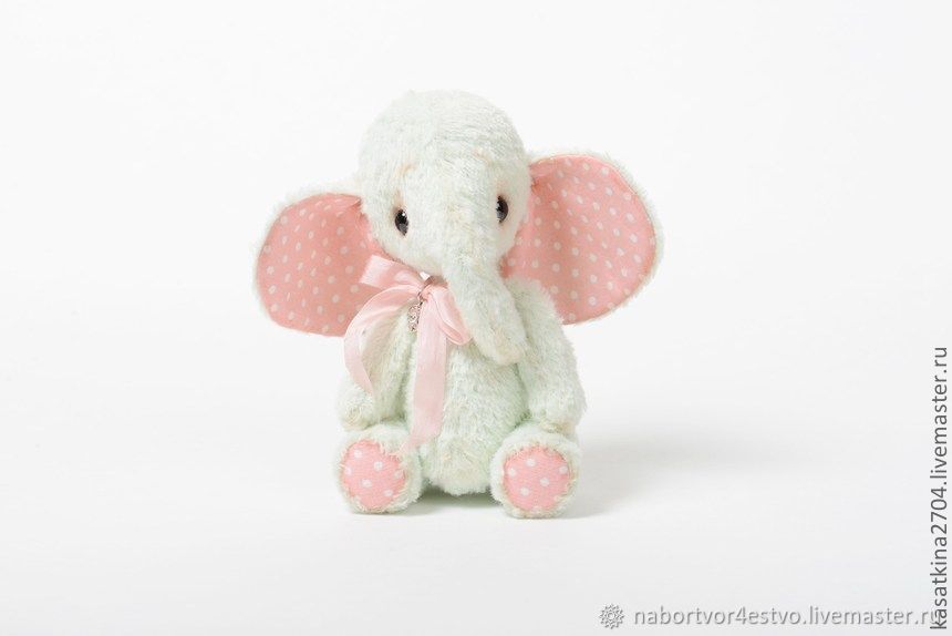 Выкройка слоника Тедди из ткани и фетра: как сшить своими руками игрушку