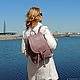 Backpack women's leather lilac Daphne. Backpacks. Natalia Kalinovskaya. Online shopping on My Livemaster.  Фото №2