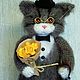 Заказать Вязаный Мистер Кот. Дарья (kirakinder). Ярмарка Мастеров. . Мягкие игрушки Фото №3