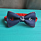 Tie Boats / bow tie dark blue anchors, Ties, Moscow,  Фото №1