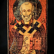 Картины и панно handmade. Livemaster - original item The icon of St. Nicholas. Handmade.
