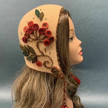 Аксессуары ручной работы. Ярмарка Мастеров - ручная работа Шапочка-чепчик. Handmade.
