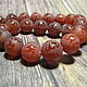 Carnelian with a mantra of 14 mm, Beads1, Dolgoprudny,  Фото №1