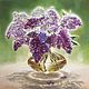 Oil painting 'Bouquet of lilacs on a sunny day', Pictures, St. Petersburg,  Фото №1