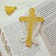 Заказать Закладка . Подвеска. КРЕСТ- Подкова. Волшебный магазин   Катюль. Ярмарка Мастеров. . Подвеска Фото №3