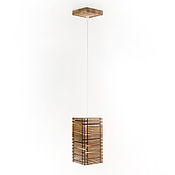 Круглый деревянный подвесной светильник: Plafond Zero