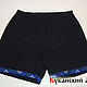 Men's shorts with embroidery, Shorts, Starominskaya,  Фото №1